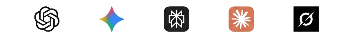 Supported AI Platforms: ChatGPT, Gemini, Perplexity, Claude, Grok